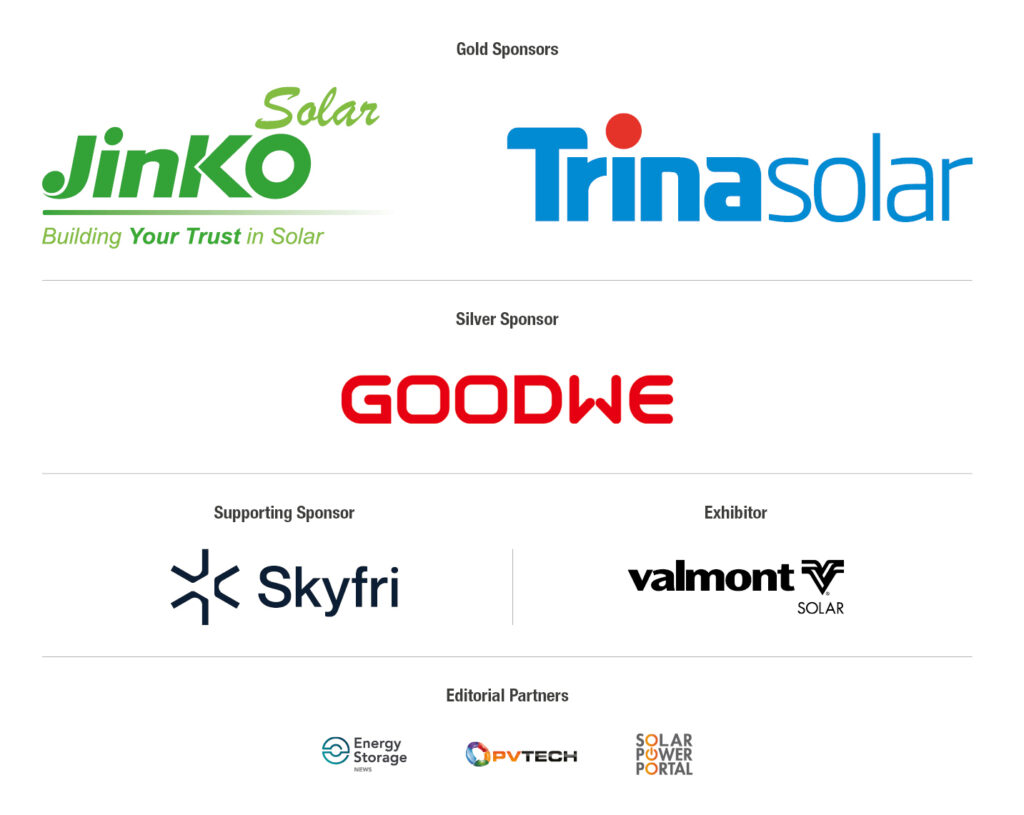 Large Scale Solar Central and Eastern Europe 2023 Sponsors