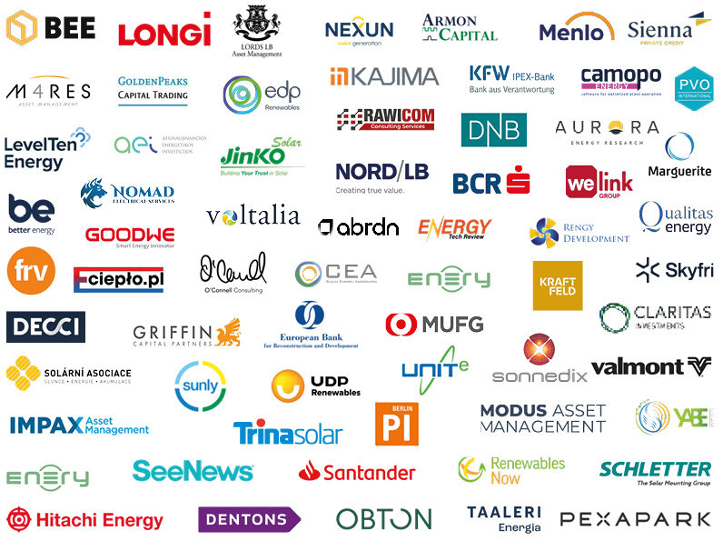 Large Scale Solar Central and Eastern Europe Attendee Logo Splash